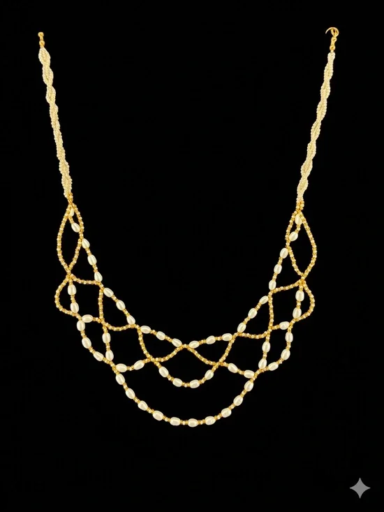 GF 14/20 Gold-Tone Multi-Strand Fresh-Water Pearl Necklace