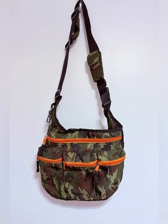 Diaper Dude Camo Dads Men Unisex Crossbody Messenger Multi-Pocket Diaper Bag