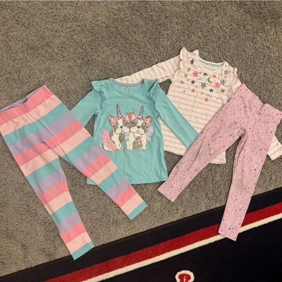 Girls Cynthia Rowley mix and match 4 piece bundle, size Medium 7/8