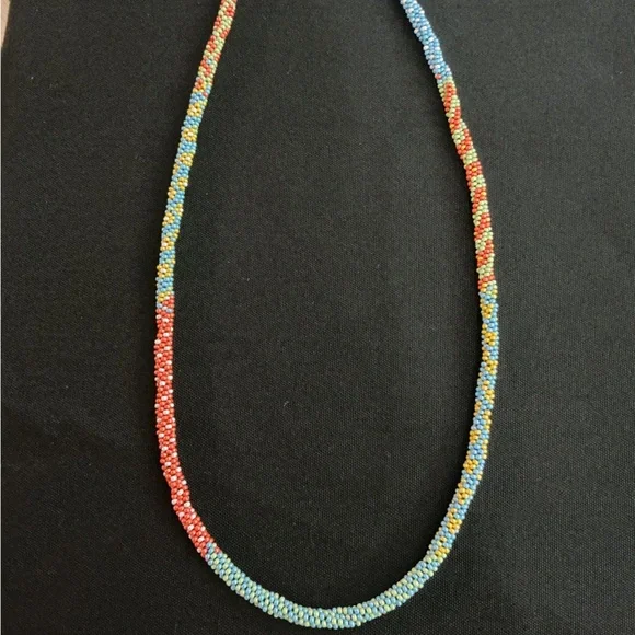 Multi Design Kumihimo Beaded Necklace