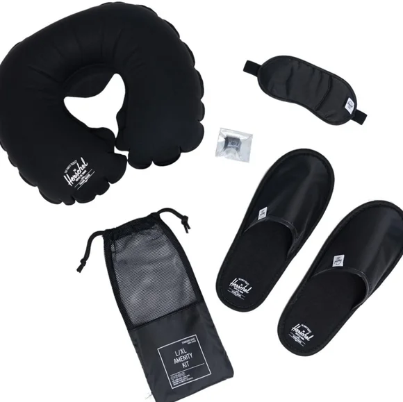 HERSCHEL SUPPLY CO Travel Amenities Kit Set Black Unisex