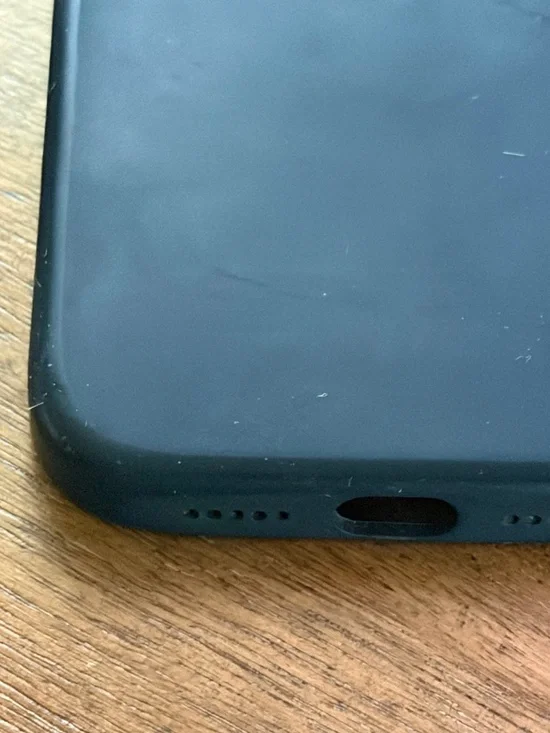 Apple iPhone 16 Black Silicon Case