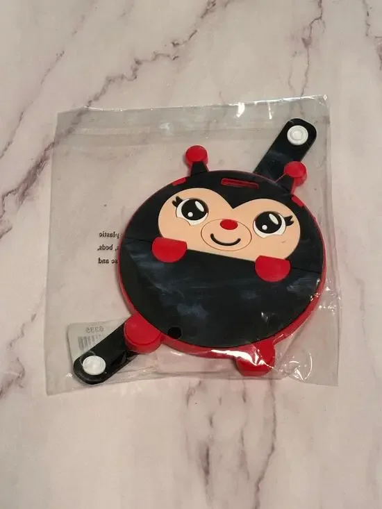 Luggage Tag Lady Bug Identification Label Suitcase Backpack ID Travel Charm