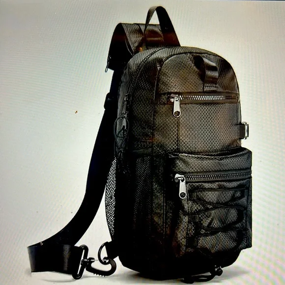 Men’s Sport Sling Bag w/Adjustable Strap by WestEnd Sports