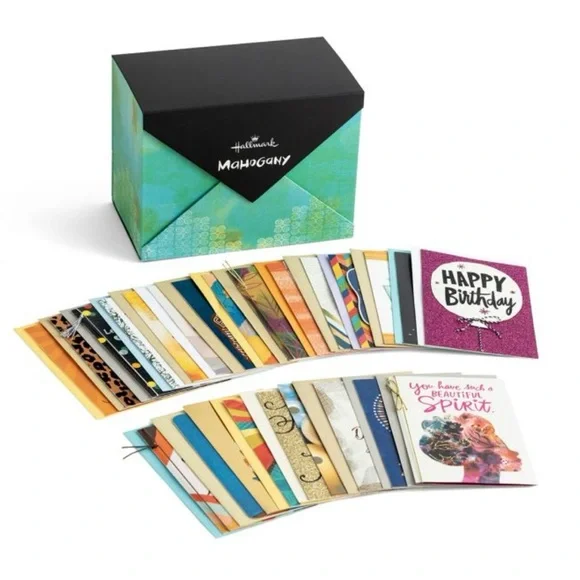 Hallmark Mahogany Handmade Assorted Greeting Cards Boxed Set Pack of 24 LAST ONE