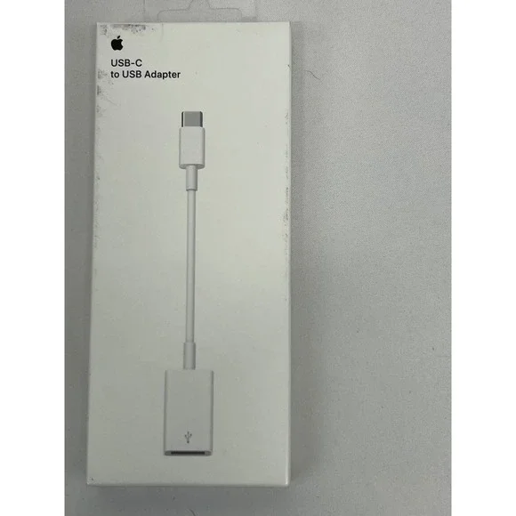 Apple USB-C to USB Adapter Mac iPad iPhone MJ1M2AM/A A1632 White New Sealed