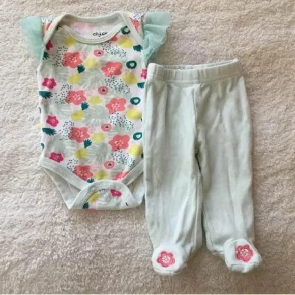 🌸 Floral Chick Pea Outfit 🌸