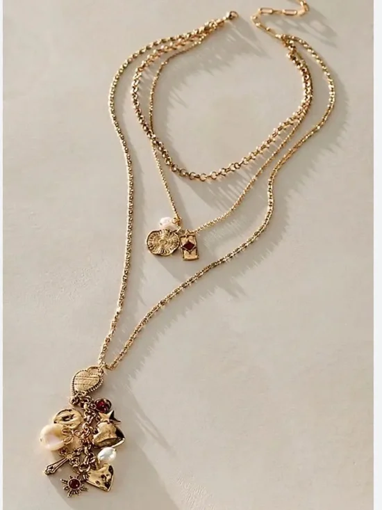NWT free people Luelle Layer Necklace