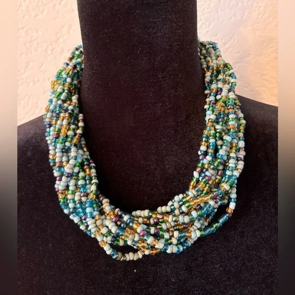 Multicolor Beaded Necklace #433