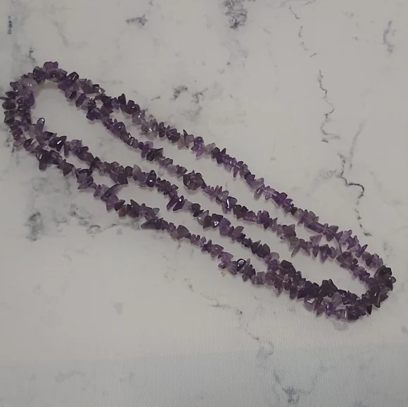 Amethyst Chip Necklace