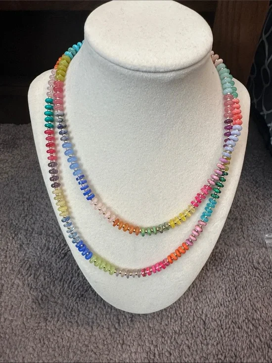 Multiway Gemstone double wrap Bead Necklace/bracelet