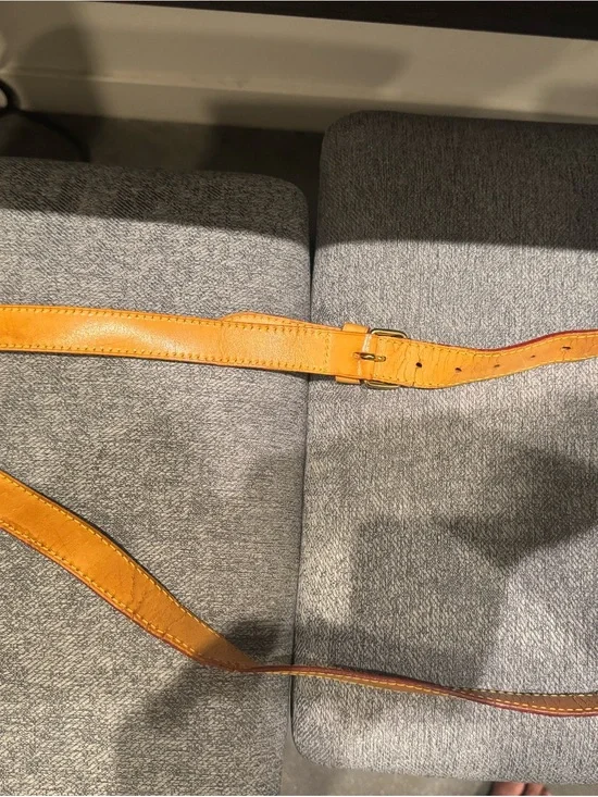 Louis Vuitton Keepall Leather Adjustable Shoulder Strap