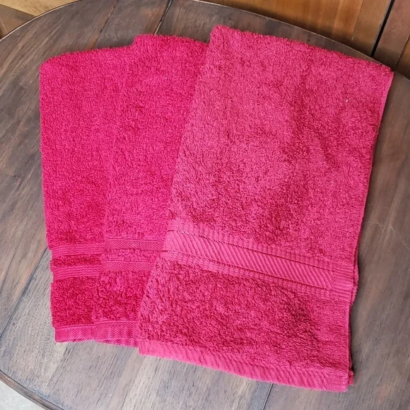 Bundle Red Hand Towels