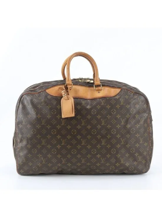 Louis Vuitton Monogram Alize de Poche Leather Boston Bag Tote