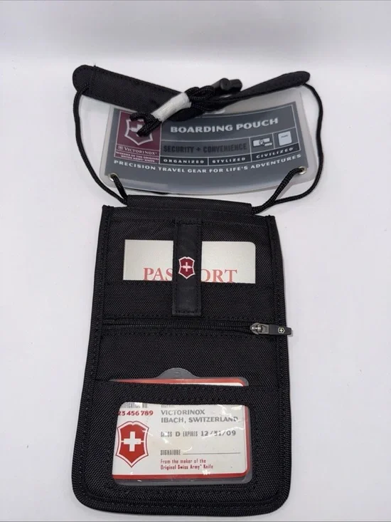 Victorinox Travel Wallet - First Class 2- Way Carry Deluxe Pouch