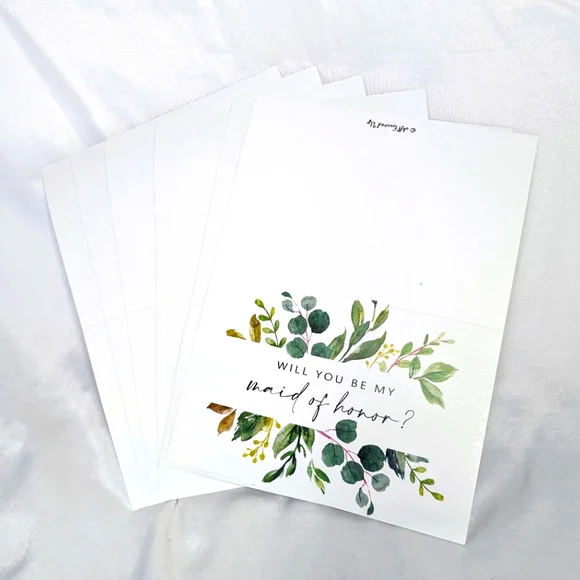 Bride's Party Proposal Cards