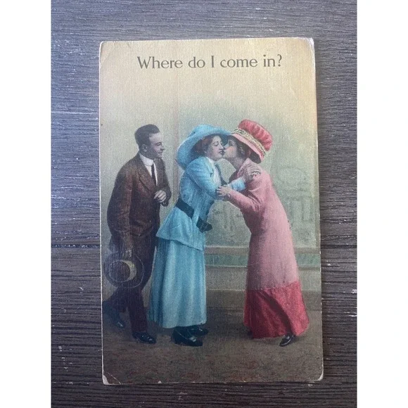 Where do I‎ come in? Postcard