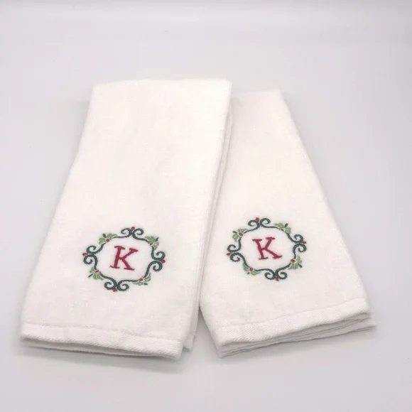 St. Nicholas Square® Monogram Hand Towel Set
