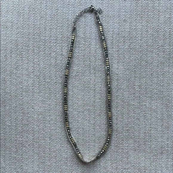 Stella & Dot Silver and Gold Necklace/Bracelet