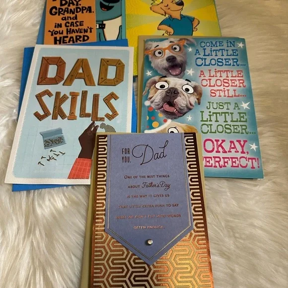 🩵5/$8 Father's Day Greeting Cards Set