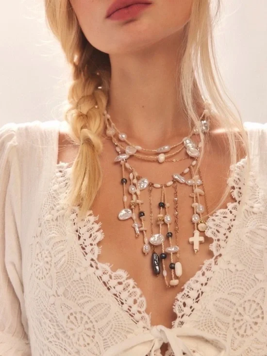 Free People Ariana Ost Something Beautiful Necklace