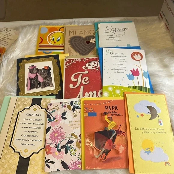 🩵5/$8 Spanish Colorful Greeting Card Collection
