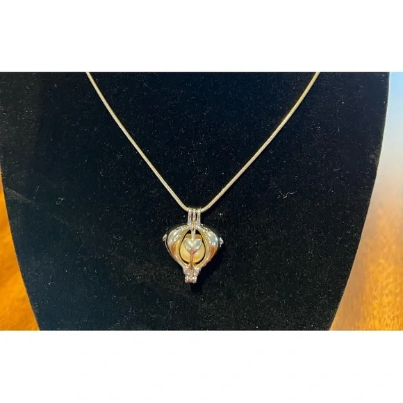 Sterling Silver Pearl Necklace