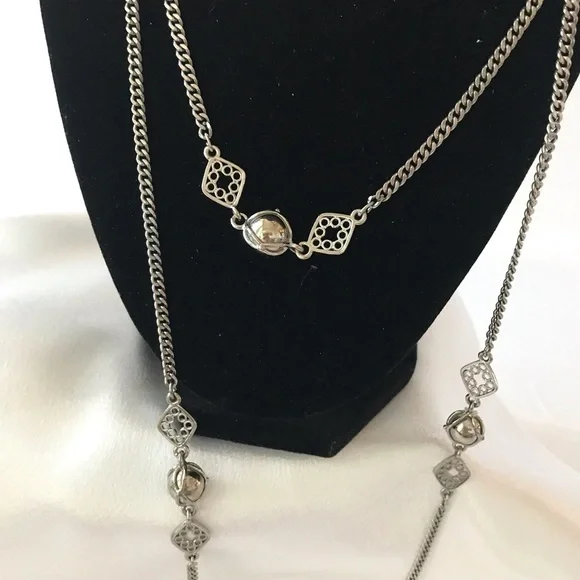 Premier Design‎ silver tone chain necklace