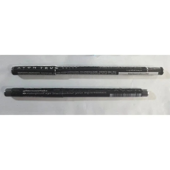 Avon True Color Eyeliner Set Glimmersticks Brown Chocolate SuperShock Blackout