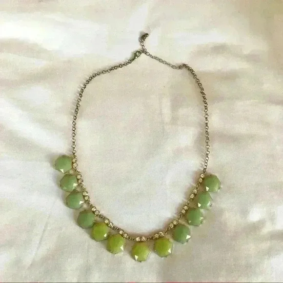 Ombré Hexagon Statement Necklace