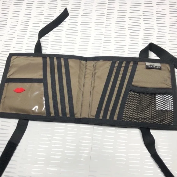 L.L. Bean Tan and Black Travel Organizer