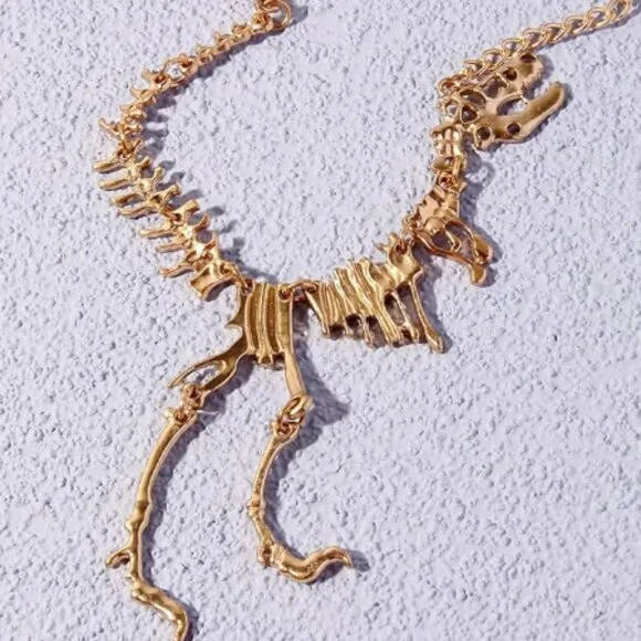 Dinosaur Skeleton Necklace