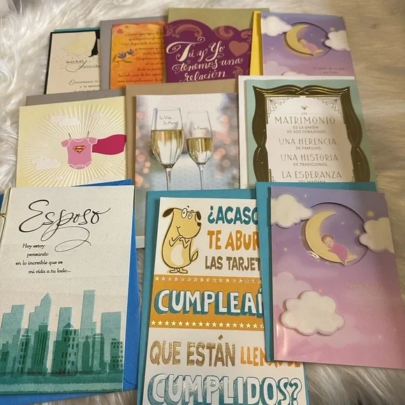 🩵5/$8 Spanish Colorful Greeting Card Collection
