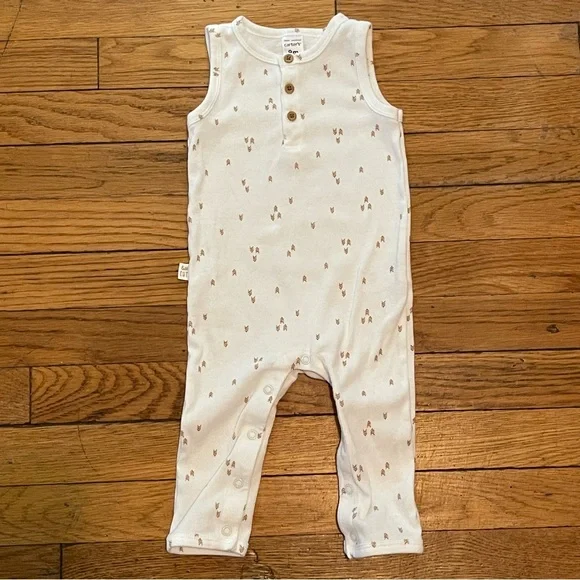 Carter's Sleeveless Bodysuit with Cute Print