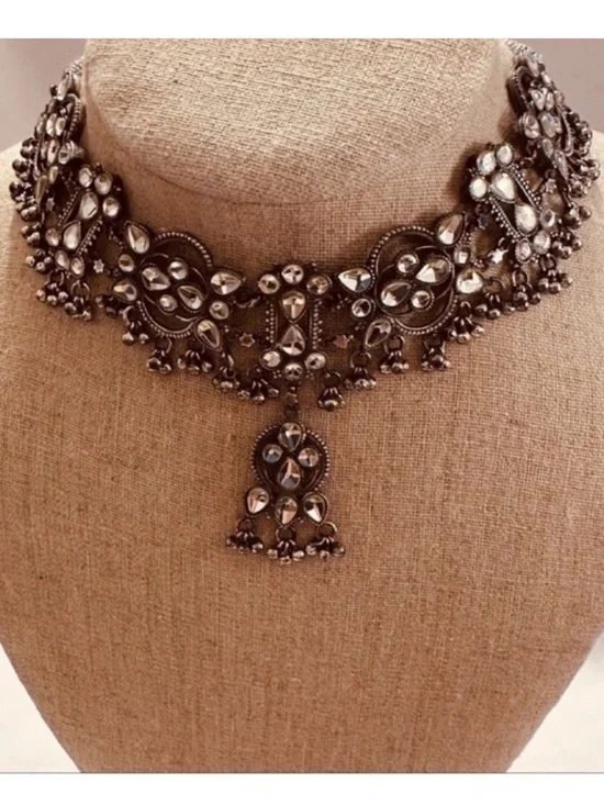 Kundan Silver Necklace