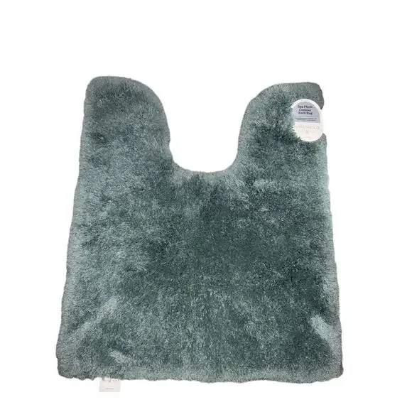 Sage Green Threshold Spa Plush Contour Bath Rug NWT