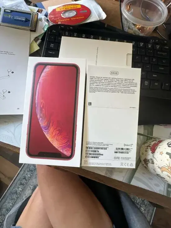 Apple iPhone XR (Product)RED 64GB Empty Retail Box