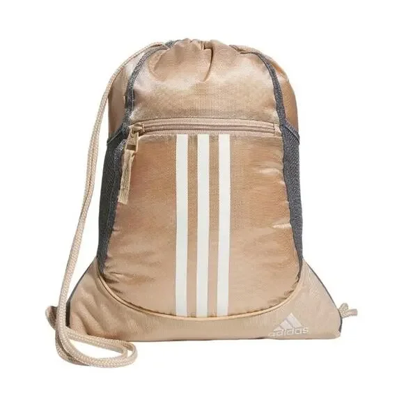 Adidas Alliance 2 Sackpack Color: Magic Beige/ Off White