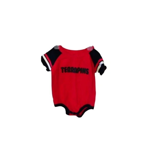 Maryland Terrapins baby snap Onesie 6-12 mths