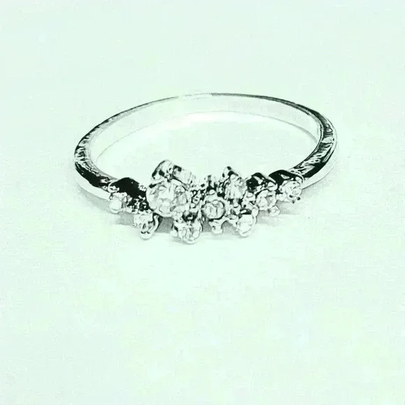 NWOT Fabulous Silver Ring Size 7