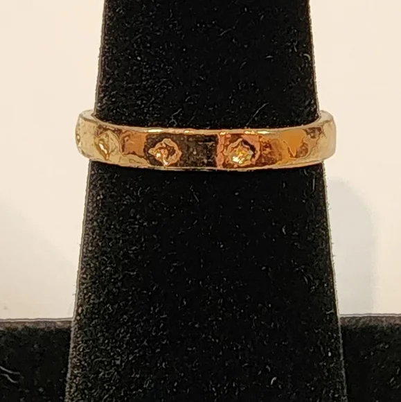 Gold costume ring