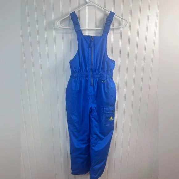 Rugged Bear Boys Blue Snowsuit - Size 7 - Insulated Winter One-Piece. Used