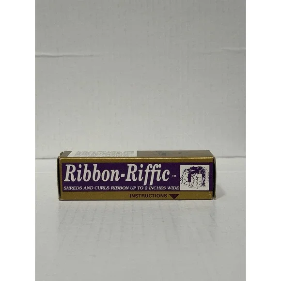 NEW Vintage Ribbon Riffic Ribbon Shredder Curler‎ Tool HoeTemPole Made In USA
