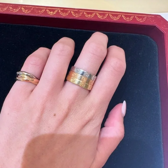 Cartier Love Ring Small Model Set