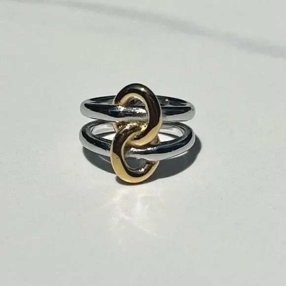 New! “Olivia” Mixed Metal Ring