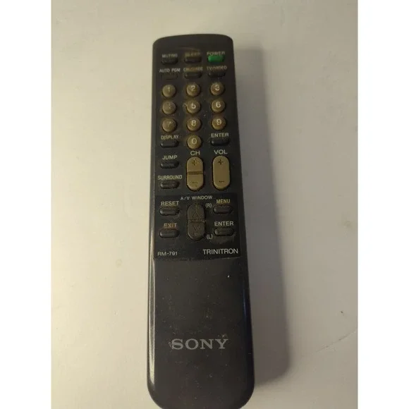 Sony Remote Control RM-791 Trinitron Black