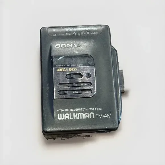Sony Walkman WM-FX33 Cassette Player with Mega Bass Auto Reverse Tested Works