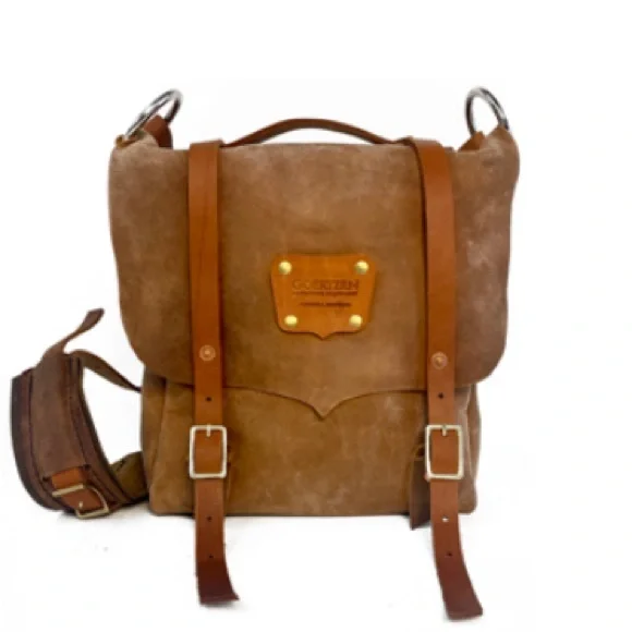 Goertzen Bag Brown Leather Scout Messenger Purse Adventure Equip Handmade USA