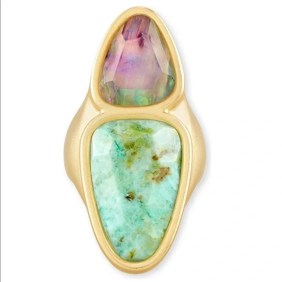 NWOT Kendra Scott Margot Gold Cocktail Ring