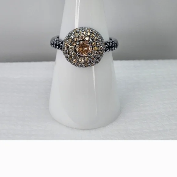 Beautiful Dazzling Two-Tone Women's Ring